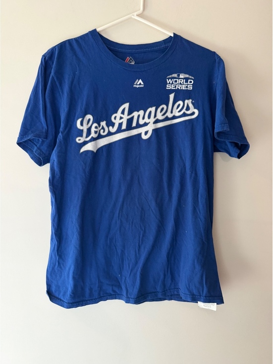 Majestic Other - Majestic Los Angeles Dodgers 2018 World Series Bellinger #35 Men's T-Shirt M